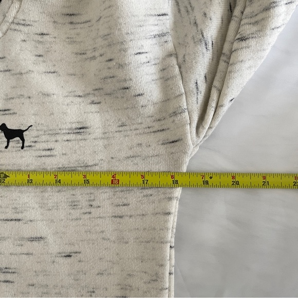 Pink Marled French Terry Cloth Pull-over Sweatshirt Size XS - Picture 9 of 11